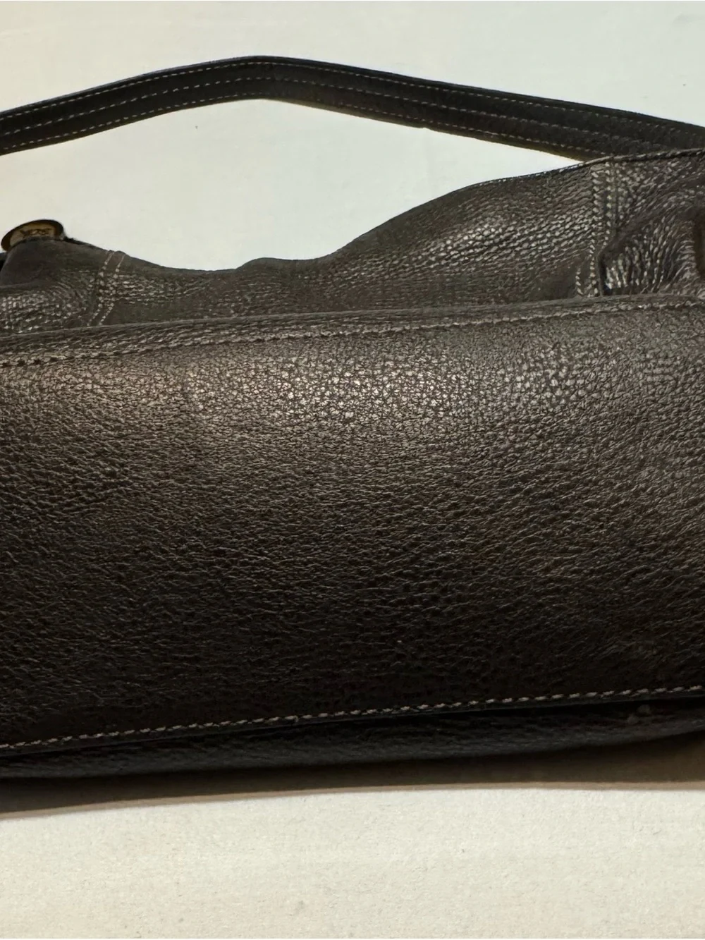The Sak Brown Pebbled Leather Hobo Bag